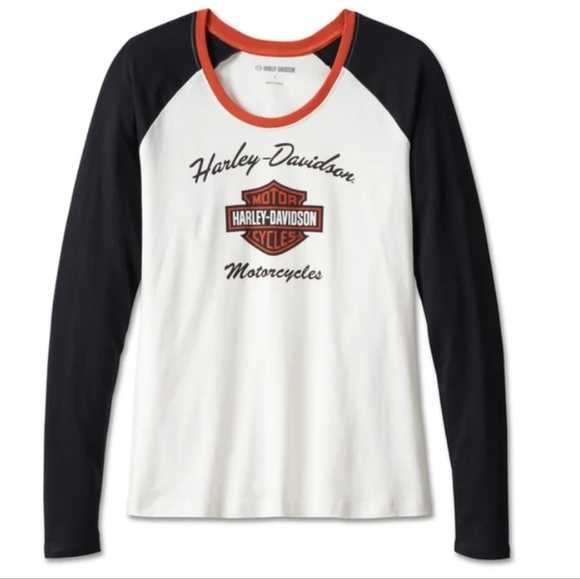 NWT Women's First-Class Long Sleeve Raglan Tee - Colorblocked - size L - Picture 1 of 6